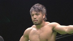 ＧＲＥＡＴ　ＶＯＹＡＧＥ　２０１１　ｉｎ　ＴＯＫＹＯ　ｖｏｌ．４　２０１１年１１月２７日　有明コロシアム　第８試合　王者：潮﨑豪ＶＳ挑戦者：ＫＥＮＴＡ　ダブルメインイベント　ＧＨＣヘビー級選手権試合　６０分１本勝負