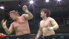 Ｔｈｅ　Ｆｉｒｓｔ　Ｎａｖｉｇ．２０１２開幕戦　２０１２年１月１５日　後楽園ホール　第７試合　潮崎豪＆谷口周平ＶＳ森嶋猛＆小橋建太　メインイベント　ＧＨＣヘビー級選手権前哨戦　６０分１本勝負
