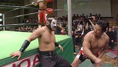 グローバル・タッグリーグ戦２０１２　 開幕戦　２０１２年４月１１日　後楽園ホール　第５試合　佐々木健介＆宮原健斗ＶＳ髙山善廣＆マイバッハ谷口　グローバル・タッグリーグ戦２０１２公式戦　３０分１本勝負