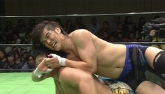 グローバル・タッグリーグ戦２０１２最終戦　２０１２年４月２９日　東京・後楽園ホール　第６試合　森嶋猛＆中嶋勝彦ＶＳ大谷晋二郎＆橋本大地　セミファイナル　３０分１本勝負