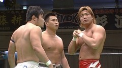 Ａｕｔｕｍｎ　Ｎａｖｉｇ．２０１２　第５試合　丸藤正道、杉浦貴、モハメドヨネｖｓ中嶋勝彦、宮原健斗、梶原慧　ＢＲＡＶＥｖｓＤＩＡＭＯＮＤ　ＲＩＮＧ　６人タッグマッチ　３０分１本勝負　２０１２年１０月２７日　後楽園ホール