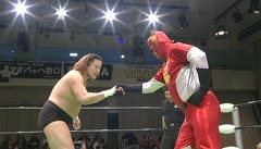 Ｓｅｃｏｎｄ　Ｎａｖｉｇ. ２０１３　２０１３年２月９日　後楽園ホール　第５試合　森嶋猛ＶＳキャプテン・ニュージャパン　ＮＯＡＨｖｓＮＪＰＷ　スペシャルシングルマッチ　３０分１本勝負
