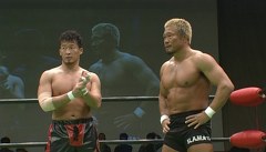 グローバル・タッグリーグ戦２０１３開幕戦　２０１３年４月１３日　東京・後楽園ホール　第７試合　丸藤正道＆杉浦貴ＶＳ佐々木義人＆石川晋也　グローバル・タッグリーグ戦２０１３　Ｂブロック公式戦　セミファイナル　３０分１本勝負