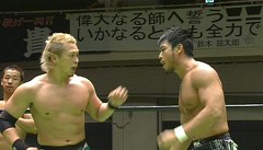 リクエストマッチ　日テレＧ＋杯ジュニアタッグリーグ戦　特集　金丸義信＆ＫＥＮＴＡｖｓ鈴木鼓太郎＆青木篤志  第５回日テレＧ＋杯争奪ジュニア・ヘビー級タッグリーグ戦　優勝決定戦  ２０１１年７月３０日　東京・後楽園ホール
