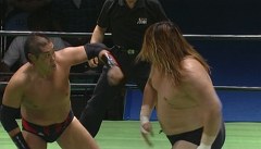 リクエストマッチ　プロレスリング・ノア創立１０周年記念大会シリーズ「１０　Ｙｅａｒｓ　Ａｆｔｅｒ」　２０１０年８月４日　東京・ディファ有明　第１試合　森嶋猛ｖｓ橋誠　３０分１本勝負