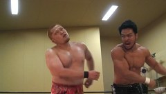 Ｓｏｕｔｈｅｒｎ　Ｎａｖｉｇ．２０１３　２０１３年６月８日　大阪・ナスキーホール・梅田　第７試合  王者組：矢野通＆飯塚高史ｖｓ挑戦者組：ＫＥＮＴＡ＆高山善廣　ＧＨＣタッグ選手権試合  メインイベント　　６０分１本勝負