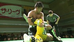 Ｔｈｅ　Ｆｉｒｓｔ　Ｎａｖｉｇ．２０１４開幕戦　２０１４年１月１２日　神奈川・横浜ラジアントホール　第３試合　中嶋勝彦＆石森太二ｖｓ高山善廣＆大原はじめ　ＧＨＣジュニア・ヘビー級選手権前哨戦　３０分１本勝負