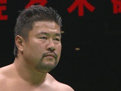 リクエストマッチ　オールスター大集結編！　ＧＨＣヘビー級選手権試合　王者：佐々木健介ｖｓ挑戦者：齋藤彰俊　２００８年１２月７日　日本武道館