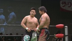 グローバル・タッグリーグ戦２０１４開幕戦　２０１４年４月１２日　東京・後楽園ホール　第５試合　丸藤正道＆中嶋勝彦ｖｓコルト“Ｂｏｏｍ　Ｂｏｏｍ”カバナ＆クリス・ヒーロー　グローバル・タッグリーグ戦２０１４公式戦　３０分１本勝負