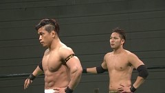 Ｖｏｙａｇｅ　ｆｏｒ　Ｃｏｌｏｓｓｅｕｍ　２０１４年６月２２日　大阪・ボディメーカーコロシアム　第５試合　小川良成＆熊野準ＶＳ石森太二＆小峠篤司　ＧＨＣジュニアタッグ選手権前哨戦　３０分１本勝負