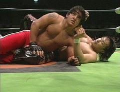 ＧＨＣ選手権名試合集　王者組：丸藤正道＆ＫＥＮＴＡ ＶＳ 挑戦者組：鈴木鼓太郎＆リッキー・マルビン　ＧＨＣジュニアヘビー級タッグ選手権試合　２００４年６月１日　月寒グリーンドーム