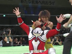 リクエストマッチ ジュニア・ヘビー級リーグ戦　第１回ジュニア・ヘビー級リーグ戦　Ｂブロック公式戦 石森太二ＶＳ獣神サンダー・ライガー　２００９年１０月１５日　後楽園ホール