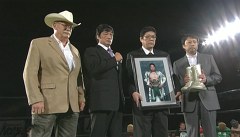 三沢光晴メモリアルナイト２０１５　２０１５年６月１３日　広島グリーンアリーナ　三沢光晴追悼セレモニー
