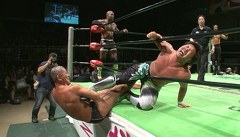 ＤＥＰＡＴＵＲＥ ２０１５ グローバル・ジュニアヘビー級リーグ戦２０１５優勝決定戦２　２０１５年８月５日　東京・ディファ有明　セミファイナル　第９試合　鈴木軍ＶＳＮＯＡＨ　鈴木みのる＆ランス・アーチャー＆デイビーボーイ・スミスＪｒ．＆シェルトン・Ｘ・ベンジャミンＶＳマイバッハ谷口＆髙山善廣＆中嶋勝彦＆マイキー・ニコルス　３０分１本勝負