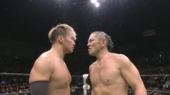 プロレスリング・ノア旗揚げ１５周年記念大会　ＤＥＳＴＩＮＹ　２０１５　２０１５年１２月２３日　東京・大田区総合体育館　メインイベント　第８試合　ＧＨＣヘビー級選手権試合　王者：鈴木みのるＶＳ挑戦者：丸藤正道　６０分１本勝負