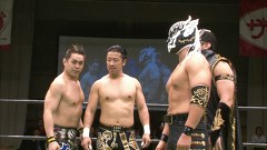 グローバル・タッグリーグ戦２０１６　開幕戦　２０１６年４月２１日　東京・後楽園ホール大会　第３試合　ＧＨＣジュニアヘビー級選手権前哨戦　金丸義信＆タイチ＆エル・デスペラード＆ＴＡＫＡみちのくＶＳ大原はじめ＆拳王＆原田大輔＆小峠篤司　３０分１本勝負