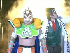 リクエストマッチ　オールスター大集結編！７　ＧＨＣジュニアヘビー級選手権試合　王者：高岩竜一ＶＳ挑戦者：ムシキング・テリー　２００７年４月２８日　日本武道館